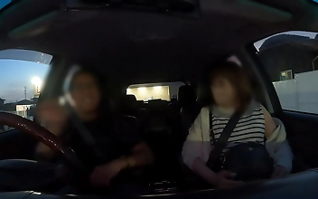 JAV Private Shooting ~ 36yo Dental Assistant's Amazing Orgasm in the Car!