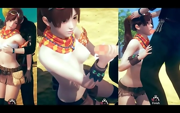 Uncover the Busty Beauty of Shan AI0 in this Erotic Video Play!