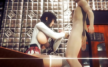 Experience the Sultry Karen's Handjob and Blowjob Skills in this Uncensored 3D Hentai Video! Japanese Asian Manga Anime Film Game Porn