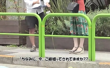 Student gets doggy style outdoors