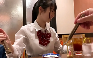 JAV Hottie with Attitude! Meet the Cutest JK with Luscious Tits and Squirting Skills
