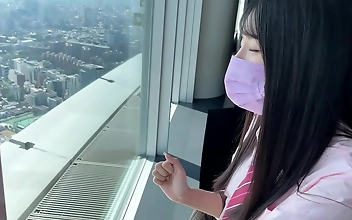 JAV Beauty ~ Alluring Schoolgirl Gets Nympho Copulation in Thong