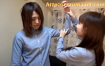 Japanese Beauty with Stunning Ass Gets a Sensual Facial ~ Up Close and Intimate