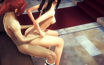 Japanese Anime Hottie Yumiko Gets Fucked in a Church with Creampie - Fap Now!