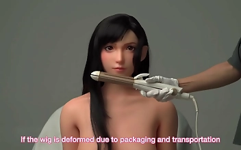 Unboxing Game Lady Doll TIFA LOCKHART Silicone Sex Doll ~ Exploring the Ultimate Female Form