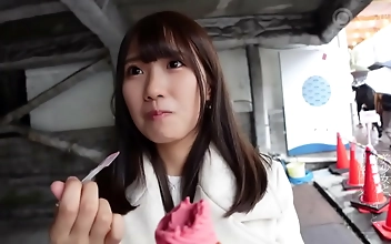 Japanese schoolgirl's luscious pussy devoured in 69, ready for a creamy filling!