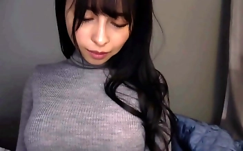 Hot Slender Young Wife with Powerful G-Cup Tits in Adulterous Sex with Ex-Boyfriend! - Nakadashi, Hamedori, Amateur