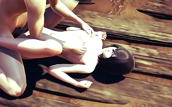 Mikasa's Boobjob and Fucking ~ Asian Hentai Porn Based on Manga and Anime