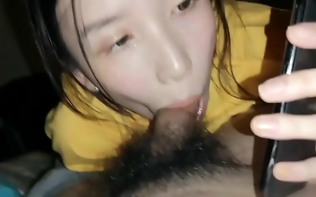 Check out this luscious Chinese couple on the phone with Mama! You won't believe what they're talking about